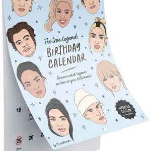 KB - The true legends birthday calendar