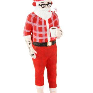 CF - hipster santa kerstbal