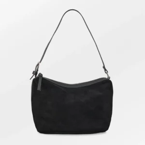 BS - suede Ginni small handtas zwart