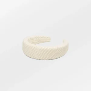 BS - corduroy wijde diadeem birch wit