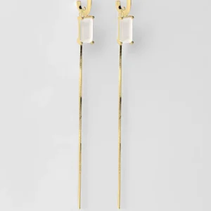 Lore Van Keer – credo oorringen met witte maansteen