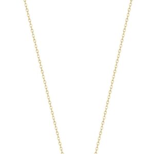 EB - fijn kettinkje met gouden steentjes