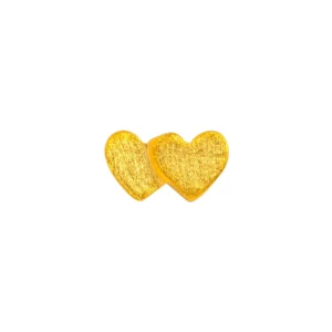 Lulu - single stud domino hearts