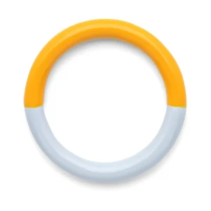 Lulu - ring double color skyride blue/sunflower