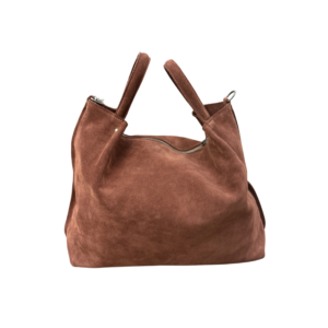 Ellen Truijen - pleione mini handtas suede mahony