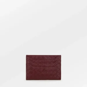 BS - rallo card holder maroon brown