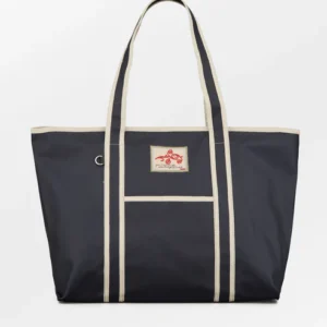 BS - solid coated aubrey tas navy blue