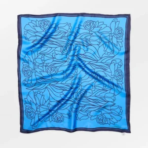 BS - stencia tulip sia sjaal azure blue