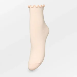 BS - frilla korte sokken peach puree