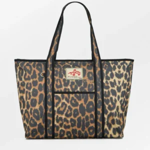 BS - leopa coated aubrey tas black