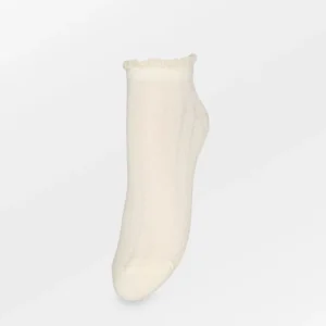 BS - crochia cotta korte sokken birch white