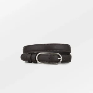 BS - grain nola leren riem hot fudge brown