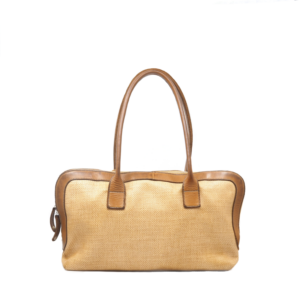 Vive la Difference - schoudertas silhouette straw sweet tea