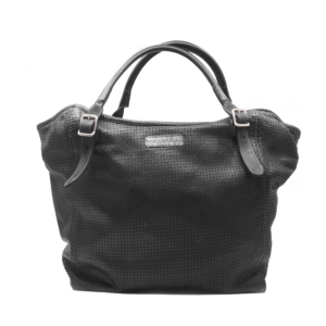 Vive la Difference - handtas bellavita calf texture deep black