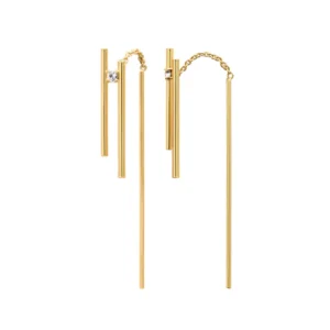 BDM - oorringen scarlett chain cristal