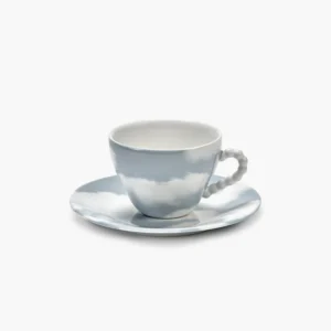 Serax - set van 2 kopjes + 2 schotels lichtblauw