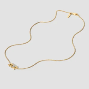Lore Van Keer - verto ketting met staafjes en zirkoon
