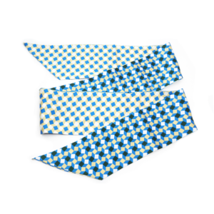 Epice - twilly lange zijden sjaal blue